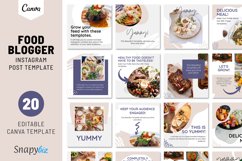 Editable Food Template | Editable Instagram Post Template Product Image 1