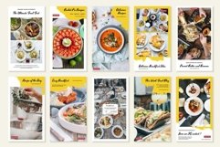 Food Blogger Yellow Instagram Templates| CANVA-PS-AI Product Image 5
