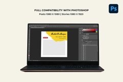 Food Blogger Yellow Instagram Templates| CANVA-PS-AI Product Image 8