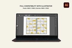 Food Blogger Yellow Instagram Templates| CANVA-PS-AI Product Image 9