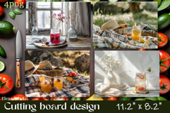 FOOD cutting board sublimation PNG Product Image 1