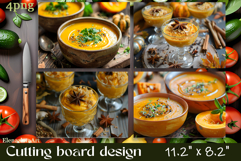 FOOD cutting board sublimation PNG Product Image 1