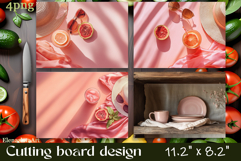 FOOD cutting board sublimation PNG Product Image 1