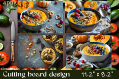 FOOD cutting board sublimation PNG Product Image 1