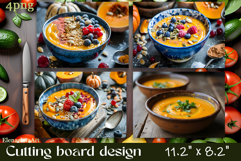 FOOD cutting board sublimation PNG Product Image 1