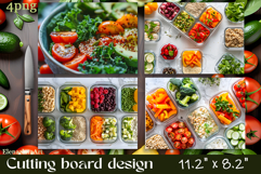 FOOD cutting board sublimation PNG Product Image 1