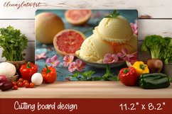 Dessert Sweet Food Cutting Board sublimation Product Image 1