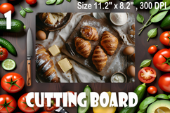 FOOD cutting board sublimation PNG Product Image 1