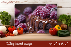 Dessert Sweet Food Cutting Board sublimation Product Image 1