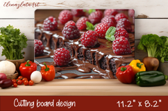 Dessert Sweet Food Cutting Board sublimation Product Image 1