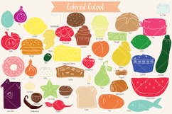 A-Z Food Color | Hand Drawn Fruit, Vegetable, Sweets, Savory Product Image 4
