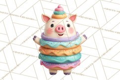Food Mashup Animals PNG Clipart, Cute Kawaii Animal Clip Art Product Image 2