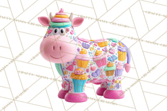 Food Mashup Animals PNG Clipart, Cute Kawaii Animal Clip Art Product Image 4