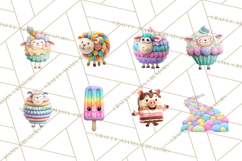 Food Mashup Animals PNG Clipart, Cute Kawaii Animal Clip Art Product Image 4