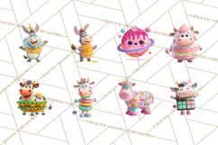 Food Mashup Animals PNG Clipart, Cute Kawaii Animal Clip Art Product Image 8