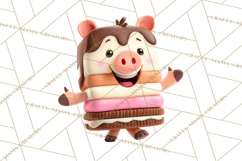 Food Mashup Animals PNG Clipart, Cute Kawaii Animal Clip Art Product Image 4