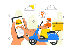 10 Online Food Delivery Apps Illustration Product Image 4