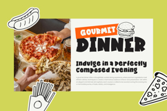 Holiday Snack - Food Font Product Image 2