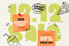 Holiday Snack - Food Font Product Image 5