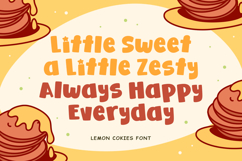 Lemon Cookies - Food Font Product Image 2