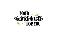 Food Handmade For You SVG Cut File Product Image 1