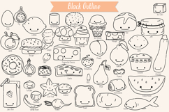 A-Z Food Kawaii, Hand Drawn Fruit, Vegetable, Sweets, Savory Product Image 2