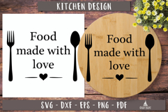 Food Made With Love SVG