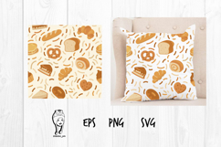Cakes and cookies seamless pattern design Product Image 1