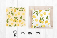 Seamless Lemon Pattern Product Image 1