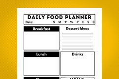 Amazon kdp food planner interior for kindle publisher Product Image 2