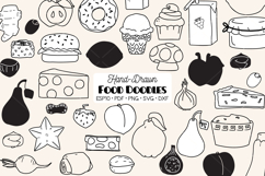 A to Z Food | Hand Drawn Fruit Vegetable | Sweets Savory Product Image 1