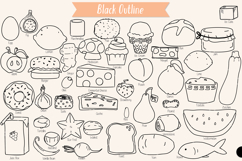 A to Z Food | Hand Drawn Fruit Vegetable | Sweets Savory Product Image 2