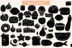 A to Z Food | Hand Drawn Fruit Vegetable | Sweets Savory Product Image 5