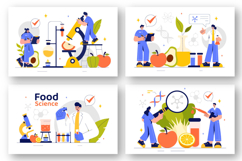 9 Food Science Laboratory Illustration Product Image 2