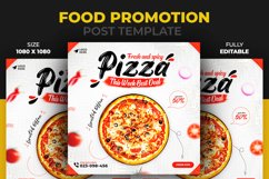 Food Social Media Promotion and Instagram Pizza Food Post Product Image 1
