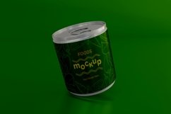 Metal Food Tin Packaging Mockup Product Image 1
