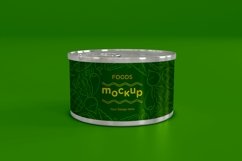 Metal Food Tin Packaging Mockup Product Image 1