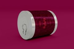 Metal Food Tin Packaging Mockup Product Image 1