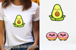 Funny food and drink character clipart PNG design Product Image 1