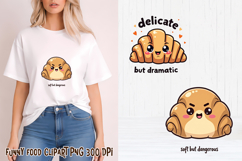 Funny food with attitude clipart | Funny food sublimation Product Image 1