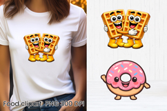 Funny food and drink character clipart PNG design Product Image 1