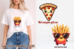 Funny food with attitude clipart | Funny food sublimation Product Image 1