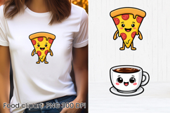 Funny food and drink character clipart PNG design Product Image 1