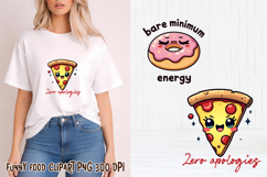 Funny food with attitude clipart | Funny food sublimation Product Image 1