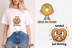 Funny food with attitude clipart | Funny food sublimation Product Image 1