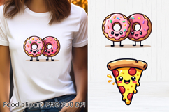 Funny food and drink character clipart PNG design Product Image 1