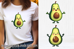 Funny food and drink character clipart PNG design Product Image 1