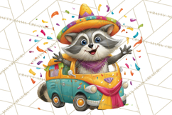 Cute Animals Food Truck Clipart PNG Product Image 4