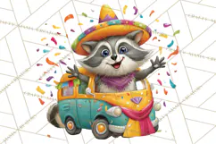 Cute Animals Food Truck Clipart PNG Product Image 4