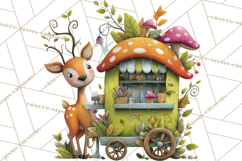 Cute Animals Food Truck Clipart PNG Product Image 5